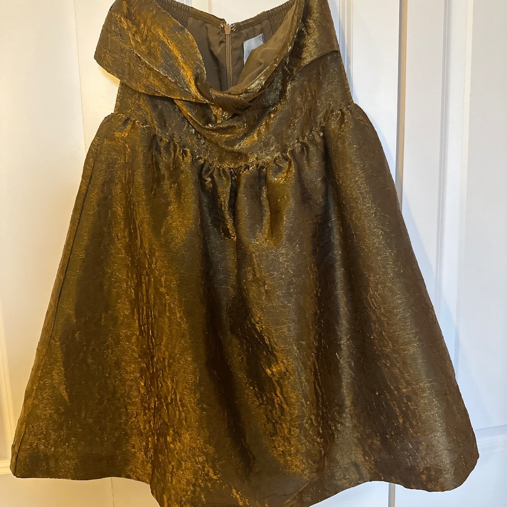 Tuckernuck Bronze Strapless Dress NEW